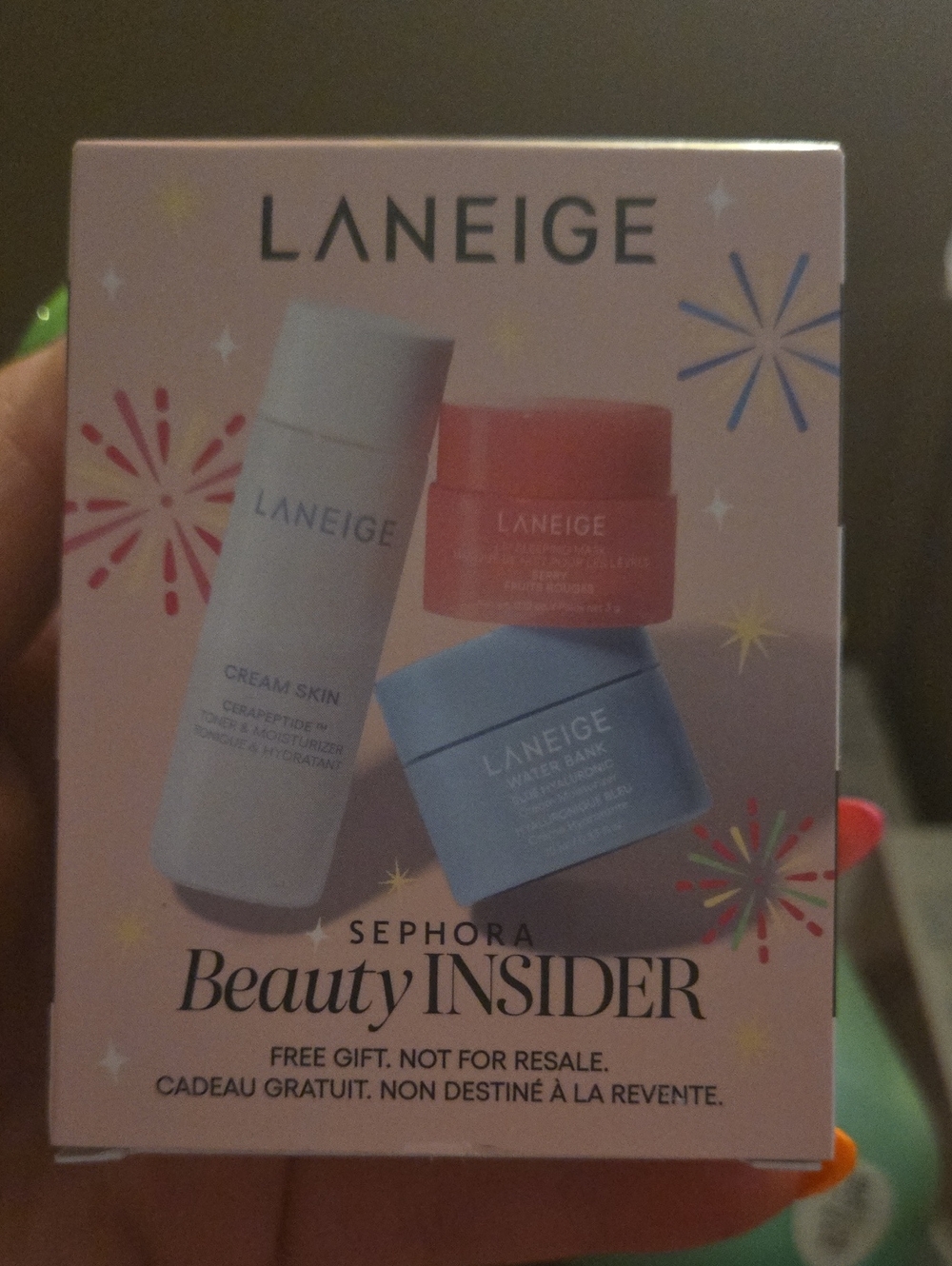 LANEIGE Pink and Blue Mini Skincare Set